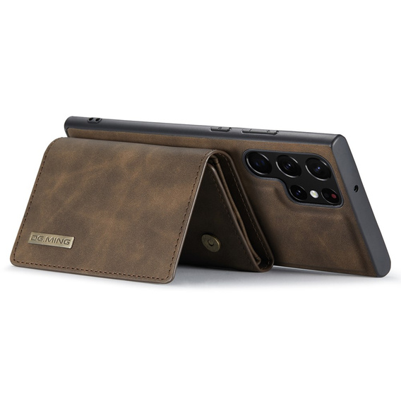 Case for Samsung Galaxy S22 Ultra 5G, DG.MING 2in1, coffee