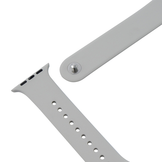 Silicone strap for Apple Watch 1/2/3/4/5/6/7/8/SE/ULTRA 42/44/45/49mm - Black