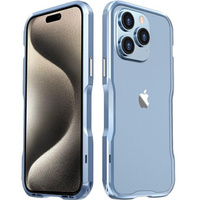 Case LUPHIE for iPhone 15 Pro, Armor Bumper, blue