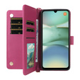 Crossbody Leather Wallet flip case for Xiaomi Redmi A5, maroon