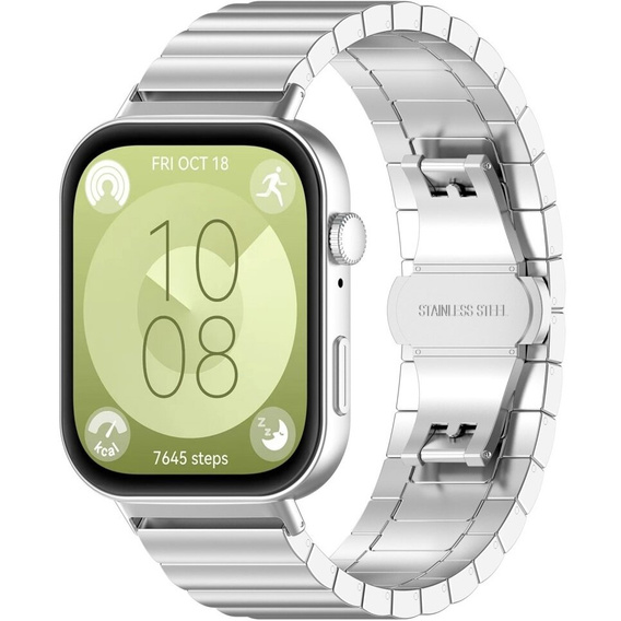 Steel Bracelet for Huawei Watch Fit 4 / 4 Pro / 3, Silver