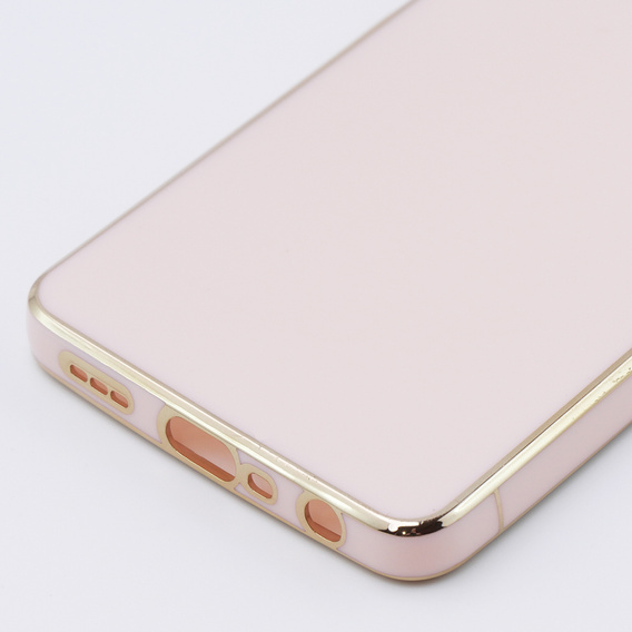 Case for Oppo A58 4G, Glamour CamShield, pink rose gold