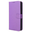 Flip case for Xiaomi Redmi Note 12 4G, Wallet Smart Magnet, purple
