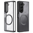 DuxDucis case for Samsung Galaxy Z Fold6 5G, Aimo case, for MagSafe, transparent / black