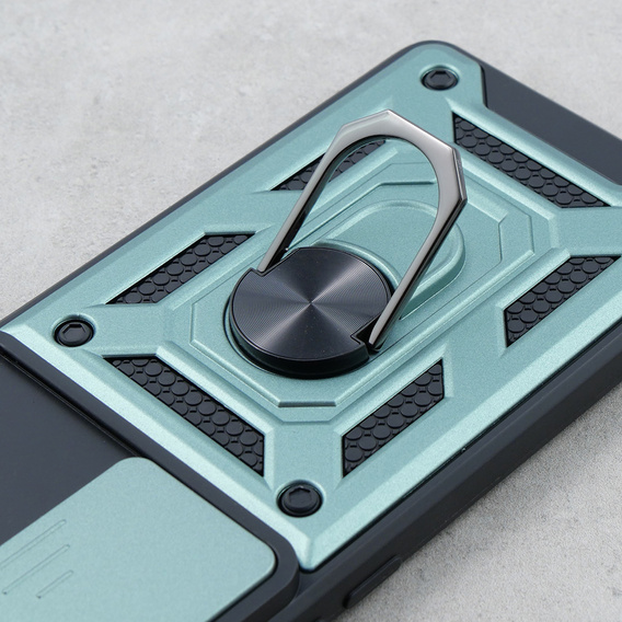 Case for Oppo Reno 10 / 10 Pro, CamShield Slide, green