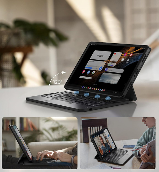 Dexnor magnetic case with keyboard and touchpad for Samsung Galaxy Tab A9+