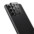 Case for Samsung Galaxy S23 Ultra, Cowhide Leather, black