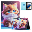 Case for Lenovo Tab M10 10.1 Gen 3, with flap, cat