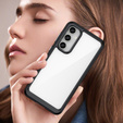 Case for Samsung Galaxy S23 FE, Fusion Hybrid, transparent / black