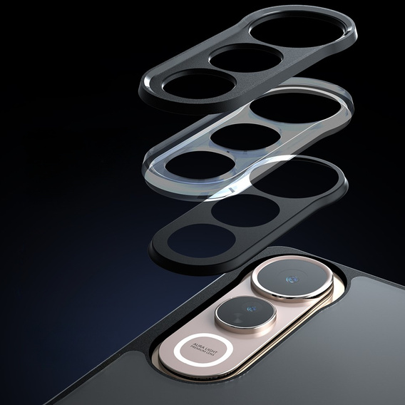 Case for Vivo V50 Lite 4G / 5G, Fusion Hybrid, transparent