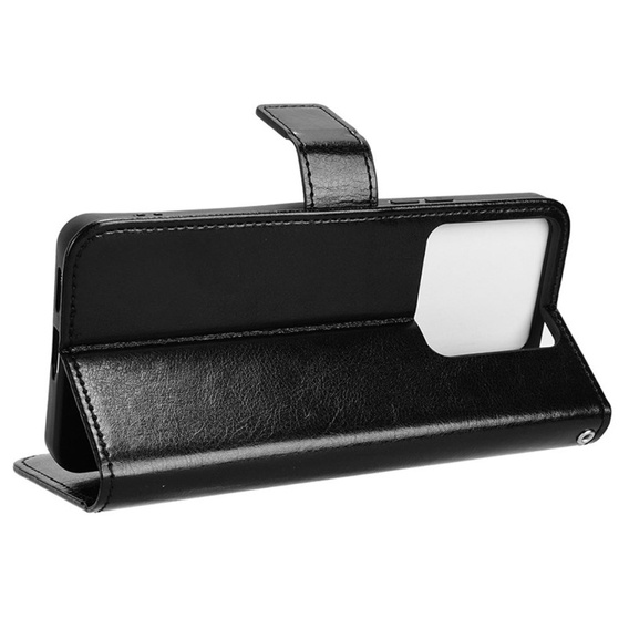 Flip case for Xiaomi Redmi Note 13 Pro 5G, Crazy Horse Wallet, black