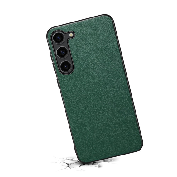 Case for Samsung Galaxy S24, Calf Texture, green