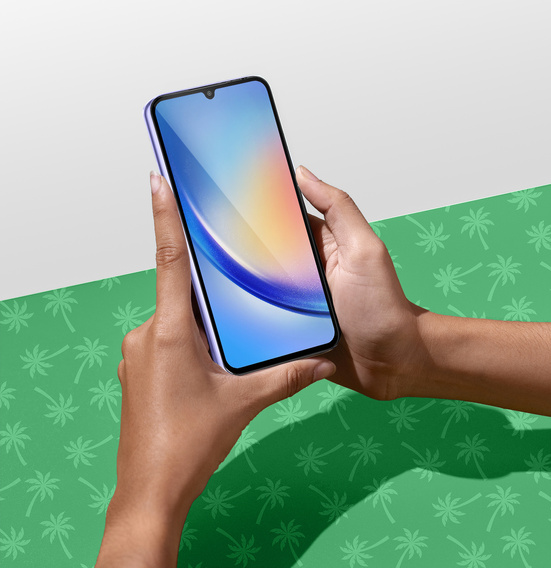 5D Full Glue Smart Palm tempered glass for Samsung Galaxy A34 5G