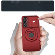 Case for Samsung Galaxy S20 FE, Military Magnet, for MagSafe, red