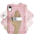 Armoured case for Xiaomi Redmi Pad 2, with stand and shoulder strap – pink