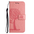 Flip case for Motorola Moto G53 / G23 / G13, tree, pink