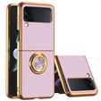 Case for Samsung Galaxy Z Flip 4 5G, Electro Ring, purple
