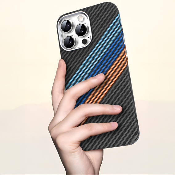 MagSafe's iPhone 16 Pro Case, Carbon Fiber, dark blue