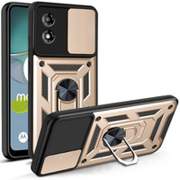 Case for Motorola Moto E13, CamShield Slide, gold