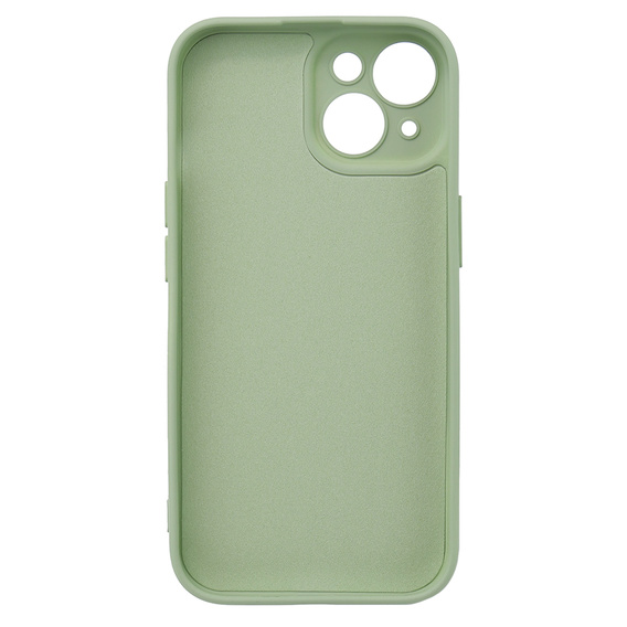 Case for iPhone 15 Plus, Silicone Lite, green