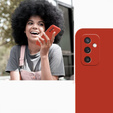 Case for Samsung Galaxy M52 5G, Silicone Lite, red