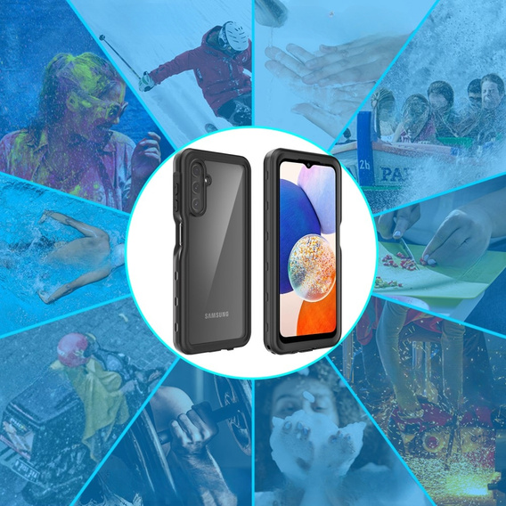 IP68 Waterproof Case for Samsung Galaxy A14 5G, black