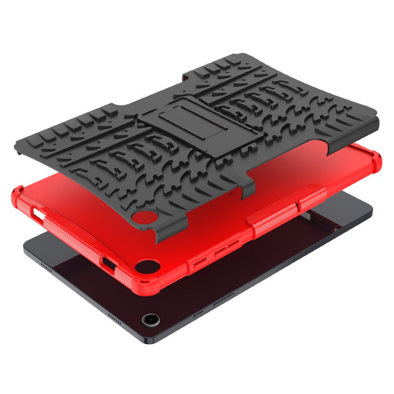 Case for Samsung Galaxy Tab A9+, Tire Armor, red