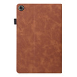 Case for Samsung Galaxy Tab A8 10.5 SM-X200 SM-X205, Classic, with space for stylus, brown