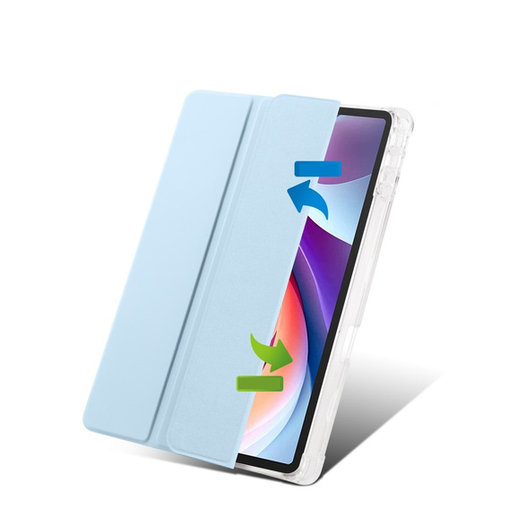 Case for Lenovo Tab M11, Smartcase Hybrid, with stylus space, blue