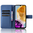 Flip case for Samsung Galaxy M15 5G, Wallet Smart Magnet, blue