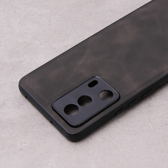 Case for Xiaomi 13 Lite, ERBORD Business, with metal plate for car mounts, grey