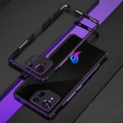 Case for ASUS ROG Phone 8 Pro, Armor Bumper, with lens cover, black / purple