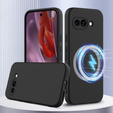 Case for Google Pixel 9A, Silicone MagSafe, black