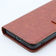 Flip case for Xiaomi 13T / 13T Pro, Crazy Horse Wallet, brown