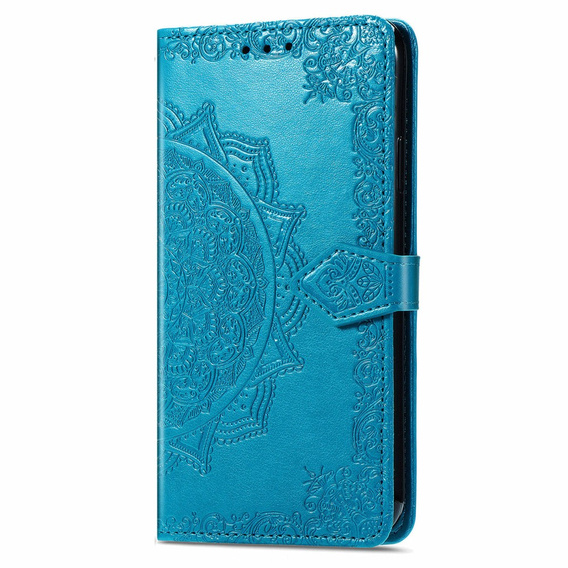 Flip case for Samsung Galaxy M15 5G, Mandala, blue