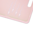Case for Samsung Galaxy Tab S10 FE+ Plus, Smartcase with stylus space, pink