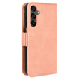 Flip case for Samsung Galaxy M35, Card Slot, pink