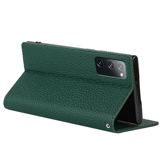 Leather case for Samsung Galaxy S20 FE, ERBORD Grain Leather, green