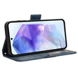 Flip case for Samsung Galaxy A55 5G, Card Slot, blue