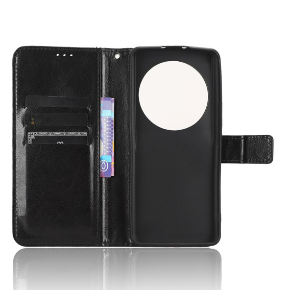 Flip case for Xiaomi 13 Ultra, Crazy Horse Wallet, black