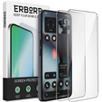 2x Tempered Glass for Samsung Galaxy A15 4G / A15 5G / M15, ERBORD 9H Hard Glass for phone screen