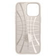 Spigen case for iPhone 16 Pro, Liquid Air, titanium + 9H Tempered Glass