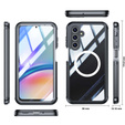 Case for Samsung Galaxy A16, Shockproof, with glass, for MagSafe, black