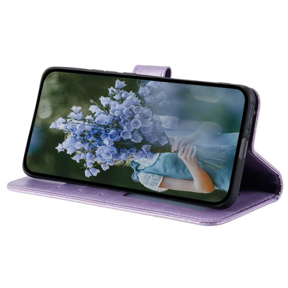 Flip case for Samsung Galaxy A35 5G, Mandala, purple