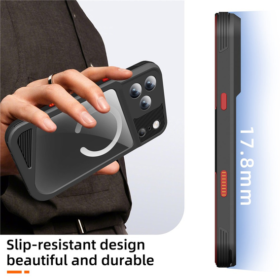 SHELLBOX GTM IP68 waterproof case with MagSafe for iPhone 17 Pro Max