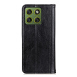 Split Leather Flip Case for Motorola Edge 70