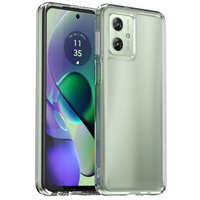 Case for Motorola Moto G54 5G, Fusion Hybrid, transparent
