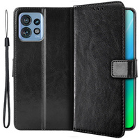 Flip case for Motorola Edge 40 Pro, Wallet, black