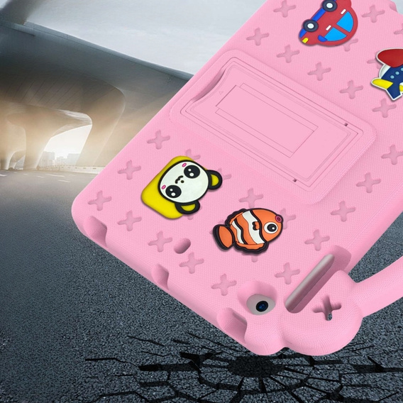 Children's case for iPad mini 7.9" 2019/2015/2014/2013/2012 (5/4/3/2/1 gen.), Cute Patterns, with stand, pink