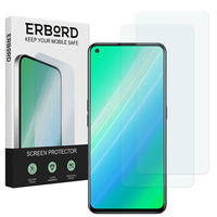 2x Tempered Glass for Realme GT 2 / GT Neo 2, ERBORD 9H Hard Glass for phone screen